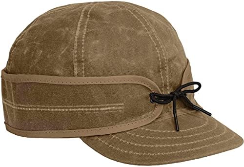 Stormy Kromer Cordado Capinho de algodão - Chapéu de outono leve com flaps de ouvido