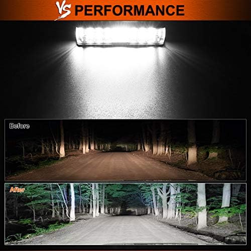 Barra de luz LED de LED de autofeel 2pcs 7 polegadas 60W vagens LED PODS FOOD BEAM Spot Combo Off Road Driving Fog Light para