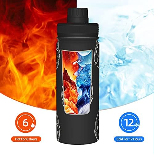 Apanhador de garrafas de água-baseball-team-pã-pico de 18 oz de aço inoxidável aço isolado balão largo com tampa de bico à prova