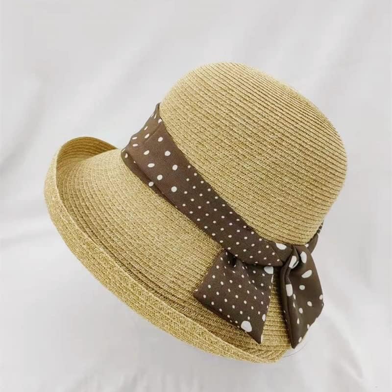 ZSEDP BOW DOT HATBAND SUMPLEM MULHERIA FELHAS CAUSO CURLO CAUSA CAPAÇÃO SUNHAT CHAPA BALI MOLO DE MOLME