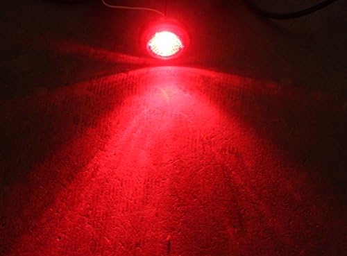 Valor pacote 6 vermelho 6 âmbar LED 2 REDORD CLIONCE/LIGADOR KITS LIGHT LIGHT + TROMMET TROCH CURMINE RV 1 dúzia de 15103