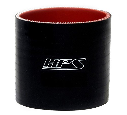 HPS 2-3/8 ID, 4 Comprimento, mangueira de acoplador de silicone, alta temperatura reforçada, 85 psi máx. Pressão, 350f máx. Temperatura,