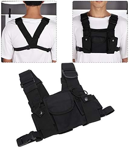 Mochila frontal no peito, bolsa de peito Tamanho geral para militares para patrulha de esqui para combate a incêndios