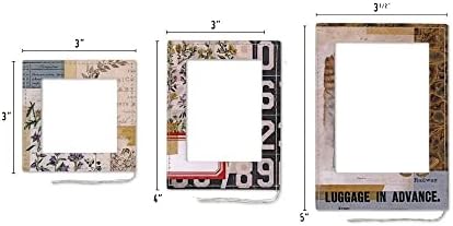 Pacote - Tim Holtz Idéia -Layers Orgânicos TH94316 E FRAMAÇÕES DA CAMADA DE COLAGEM TH94318 Spring 2023 Release