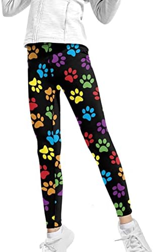 Fusurire Long Yoga Leggings para Girls Activewear Dance High Caists High Waist