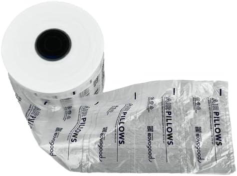 Airpillows ™ 5000 Premium não preenchido filme de bolhas de ar para transporte de pacotes | 1 rolo, 5000 travesseiros | Melhor do que embalar amendoins, espuma ou papel | HDPE, forte, leve e vazio, bolhas de ar de embalagem Proteção de amortecimento por Covogoods