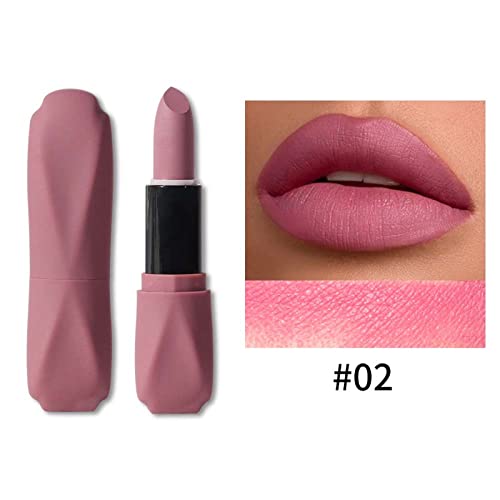 Lip e mancha de bochecha 12pcs Lipstick Mini Lipstick Conjunto para mulheres de batom de longa duração Labiales Mate 24