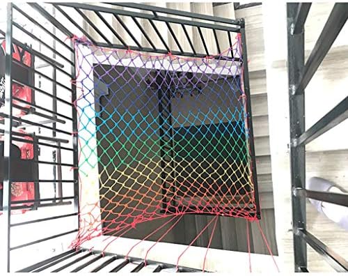 Yuwuxin Multi-Purpose Rope Balcony e Window Safety Net | Rede de segurança de 6x3m de tamanho grande | Rede de segurança da varanda.