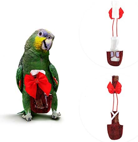 Aboofan 1pc Parrot fralda voadora Roupas de pássaros Papagaio Tire Arnet de roupas de pássaros Suprimentos