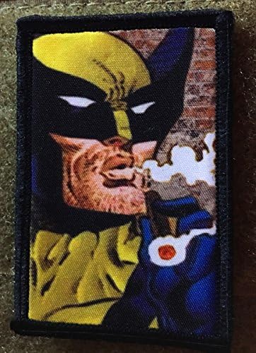 Wolverine Moral Moral Moral. Perfeito para o seu equipamento tático do Exército Militar, mochila, boné de beisebol do operador, transportadora de placas ou colete. 2x3 Hook and Loop Patch. Feito nos EUA