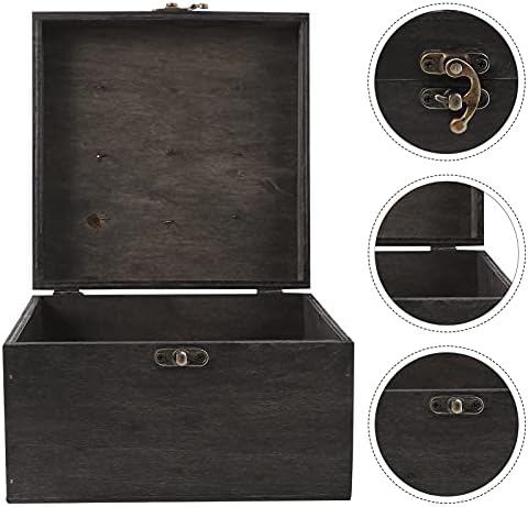 Caixa de armazenamento de madeira kisangel caixa de jóias pirata tesouro cômoda cosmética Exibir estojo de armazenamento de armazenamento