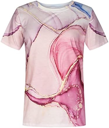 Mulher camiseta de manga curta Crewneck boat algodão impressão de algodão Floral Blouse Blouse Tshirt For Girls Ya