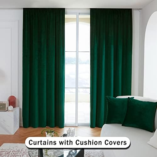 Twin Six Velvet Curtain Painels Witne