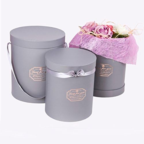 BBC Luxury Cylindrical Packaging Flower Paper Box com conjunto de tampa/3