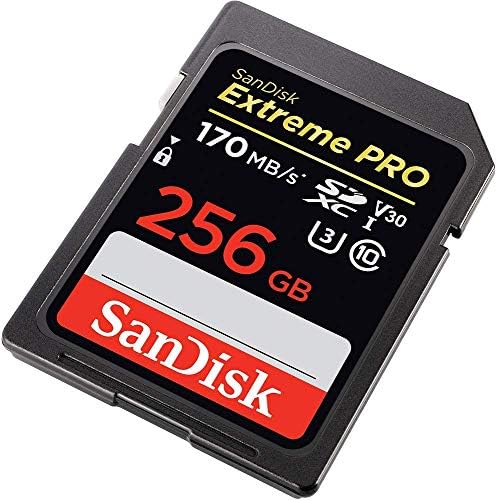 Sandisk 256 GB SDXC Extreme Pro Memory Card Two Pack 4K V30 UHS-I Classe 10 Pacote com tudo, menos Stromboli Combo Reader