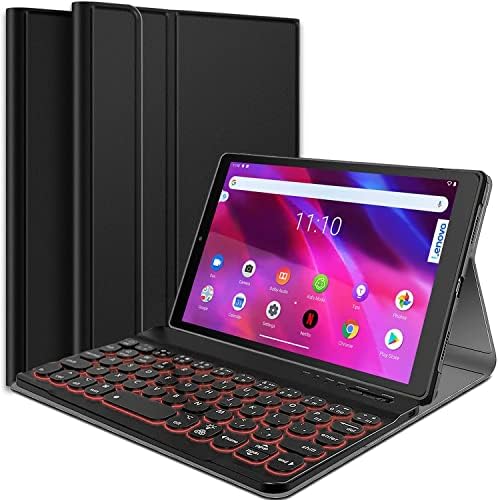 Caixa de teclado de retardo de fundo da WineCy para Lenovo 8,0 polegadas Tab M8 Gen 3 2022/Smart Tab M8 Gen 3 2022/Tab M8