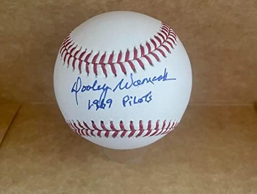 Dooley Womack 1969 Pilots assinou o Auto M.L. Baseball Beckett autenticado