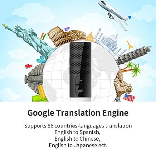 SSK Portable Language Transtradores de idioma estrangeiro Dispositivo com o smartphone Conectando por Bluetooth Suporte