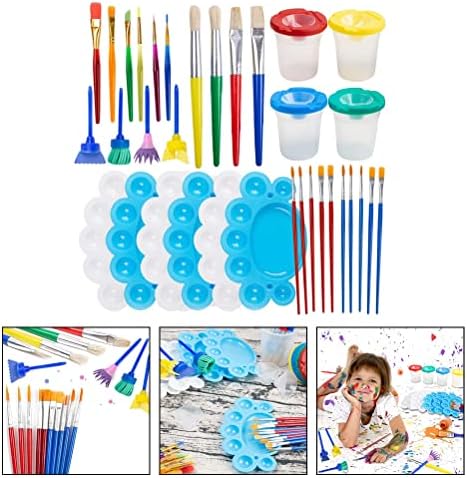 Conjuntos de ferramentas infantis 1 conjunto crianças pintando pincéis kit de pincéis infantis pintando ferramentas de pintura