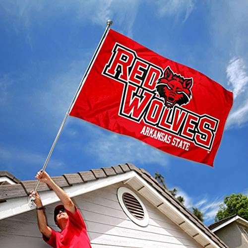 Arkansas State Red Wolves Flag e USA 3x5 SPANG STAP