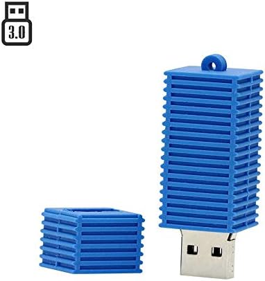 Modelo de edifício de 32 GB USB 3.0 Drive flash Drive flash 3.0 Drive de polegar USB Drive de memória Ptick Drive Zip Drive USB - Blue