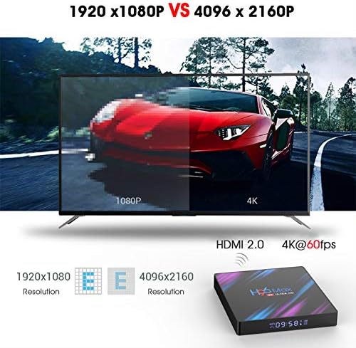 Estgasz H96 Max Android TV Box 9.0 com 4 GB de RAM 64 GB ROM 4K Smart Smart Top Top Box equipado RK3318 Quad-core Processor 64bit