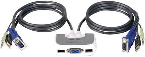 Qualidade superior por Iogear Miniview Micro USB mais interruptor KVM de 2 portas - 2 x 1 - 2 x tipo A USB, 2 x Vídeo HD -15, 2 x Linha de áudio estéreo