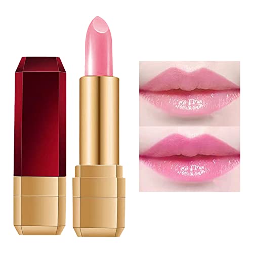 Xiahium Lip Stain Wine Lip Sticup Após aplicar batom, ele se transforma em batom rosa hidratante hidratante de batom à