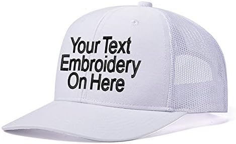 Chapéus de caminhão bordados personalizados personalizados para homens Cap de malha Snapback ajustável para o boné