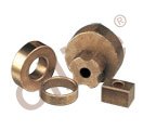 Manterna de bronze sinterizada genuína Oilite® rolando 4 mm. ID x 8 mm. Od x 3 mm. Comprimento