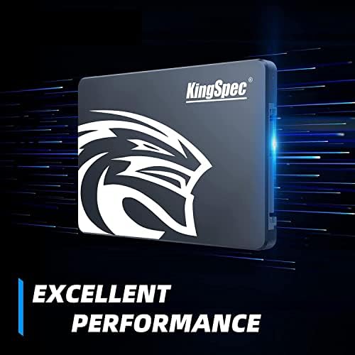 Kingspec 4TB 2,5 SATA SSD, SATA III 6GB/S Solid State Drive-3D NAND Flash, para desktop/laptop/all-in-one
