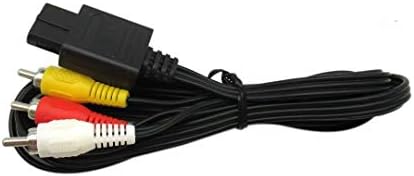 Acessórios para videogames Adaptador AC Power Sopply & Av Cable Tab para Nintendo N64 Pacote