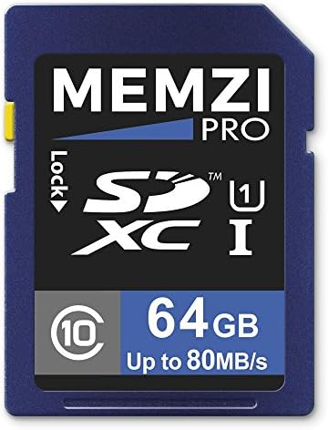 MEMZI PRO 64GB CLASS 10 80MB/S SDXC MEMÓRIA CARTÃO DE FUJIFILM FINEPIX F665EXR, F660EXR, F605EXR, F600EXR, F550EXR, F505EXR, F500EXR