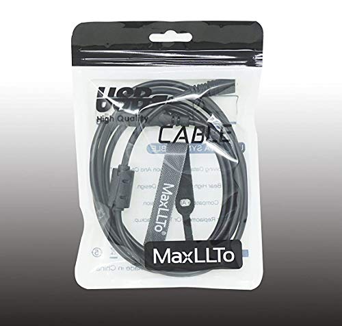 MAXllTO Cabo USB para Olympus Tough TG-860 TG-870, Extra Long 5ft 2in1 USB Data Sync-Charging Cabled Mord para Olympus