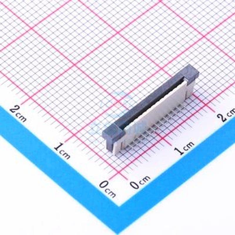 20 PCs 1 mmp Contagem: 13 Tipo de gaveta Contato lateral único/Tipo vertical G Tabless Tab FFC/FPC SMD, p = 1mm 1m