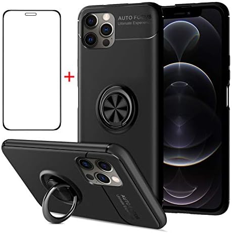 Akabeila para iPhone 12 Pro Max Case Protetor de tela compatível para iPhone 12 Pro Max Tampa [com vidro temperado livre] Casos