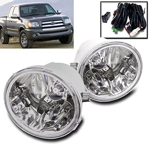 ZMAUTOPARTS BUMPER DOVENDO LUZES DE NEVELHAÇÕES CHROME PARA 2001-2007 TOYOTA SEQUOIA / 2000-2006 TUNDRA