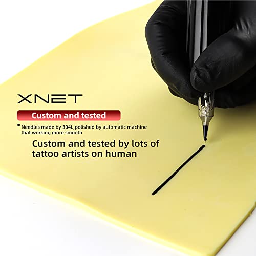 XNET-RAY 08 BUST CARTURIDOS TATATO DE BUSTO 3RL 20pcs Disponível 0,25mm 3 Agulhas redondas para tatuagens profissionais Tatuagem