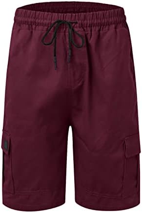 Miashui mens de verão casual moda moda casual colorido de bolso de bolso shorts macacão shorts de algodão masculino com bolsos