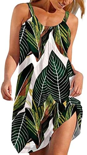 Vestido Maxi Sexy Fragarn para Mulheres, Moda Feminina Verão 2022 Vestido sem mangas com camisola sem alças estampado