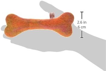 Brinquedo de cachorro de lã de um planeta de estimação, 6,5 polegadas, laranja
