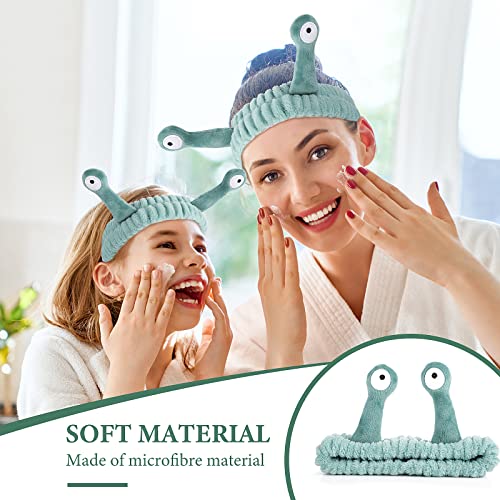 Wllhyf spa spa de maquiagem facial banda de maquiagem microfibra Microfibra de lã de coral macio encrava o desenho animado