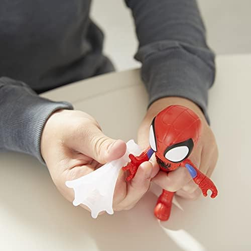 Spidey e seus amigos incríveis Hasbro Marvel Spidey Hero, figura de ação em escala de 4 polegadas, inclui 1 acessório,