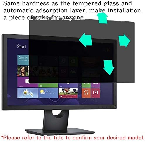 Protetor de tela de privacidade Synvy, compatível com Dell P2312 / P2312H / P2312HT / 23 Monitor de exibição Protetores