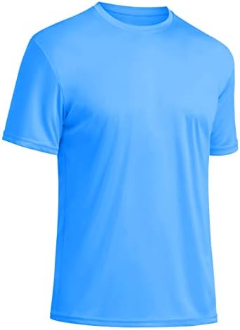 Biylaclesen Men's Sun Protection Camiseta curta de manga curta