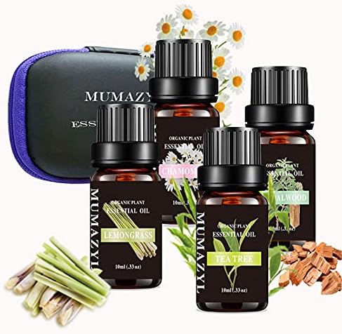 Tea Tree, Lemongrass, Sandalwood, Chamomile Blends Indical Oil Set, Cinnamon Essential Oil 10 ml X2, conjuntos de óleo essencial