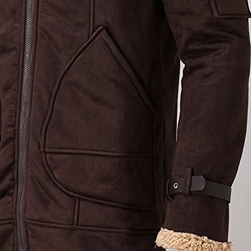 Jaqueta longa para homens jaqueta acolchoada jaqueta casual com capuz masculino de inverno masculino, arredores soltos