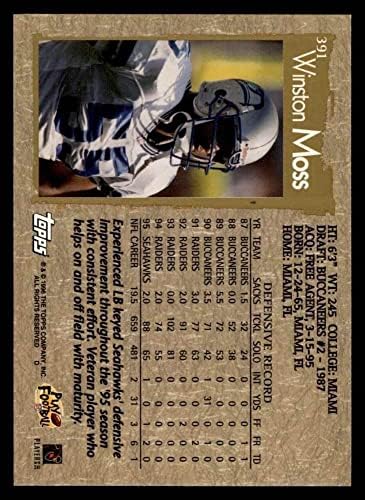 1996 Topps 391 Winston Moss Seattle Seahawks NM/MT Seahawks Miami