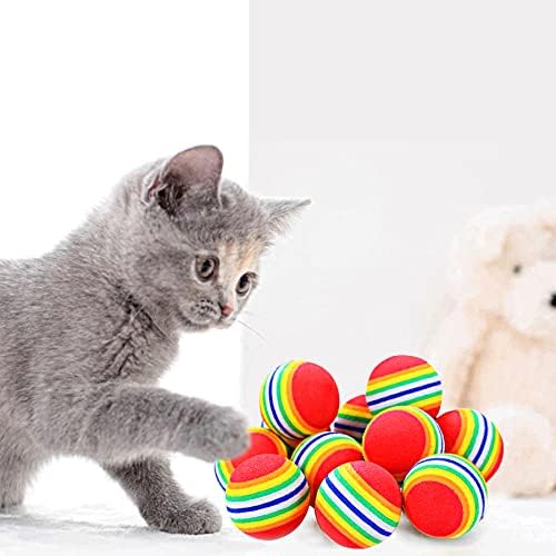 Pet Show Bolas de brinquedos de gato interativo para gatos internos Melhor gatinho Presente favorito perseguição de bola