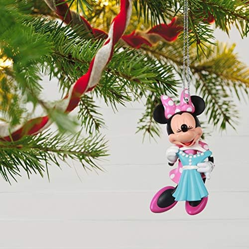Hallmark Keetake Ornamento de Natal 2020, Disney Minnie Mouse